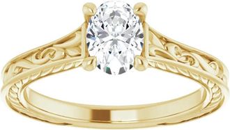 Pompeii3 5Ct Three Stone Moissanite Ring 10k White Gold