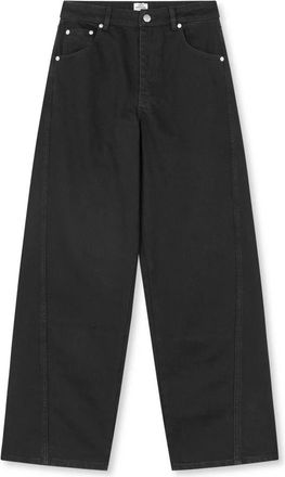 Mads Norgaard Loose-fit Jeans - Dames - Loose Fit Jeans - Zwart - XL - Jeans