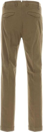 Pantaloni Torino Mens Cappuccino Stretch Cotton Pant Tortora Exterior: Elastane Pantaloni Trousers