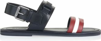 Bally Platte Sandaal - Heren - Schoenen - Zwart - Maat: 40 EU Leer