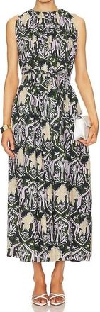 Cleobella Becca Ankle Dress In Casablanca Print
