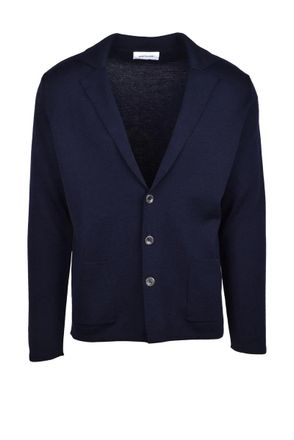 Dressism. Merino Knit Jacket - Blue