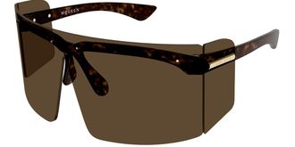 Alexander McQueen AM0594S 002 Mens Sunglasses Tortoiseshell Size 99 - Free RX Lenses - Free RX Lenses
