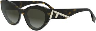 Fendi Dames, Accessoires, Bruin, Maat: 62 MM
