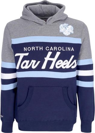 Mitchell & Ness North Carolina Tar Heels Hoodie - Heren - Hoodies - Blauw - L - Katoen - Hoodies & sweatvesten