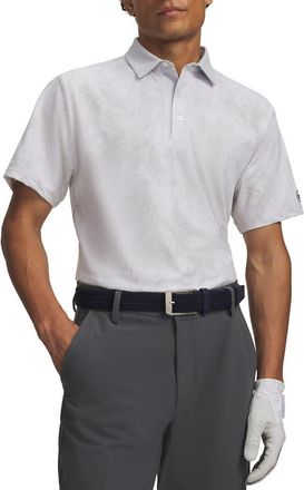 Under Armour UA ArmourDry Performance Golf Polo in Halo Gray at Nordstrom, Size Xx-Large