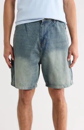 Fleece Factory Cotton Denim Shorts in Dirty Wash at Nordstrom Rack, Size 30