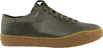 Camper Casual Sneakers - Heren - Sneakers - Groen - 40 EU - Leer - Schoenen