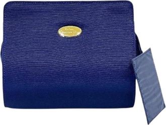 Dior Pre-owned Clutches, female, Blue, Size: ONE SIZE Pre-owned Nylon Pouch