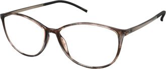 Silhouette Illusion Brillen in Havana Tobacco - unisex - Brillen - Veelkleurig - 52 MM - Accessoires