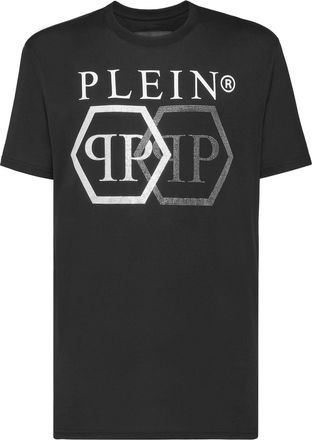 Philipp Plein T-shirt Round Neck SS Stones Hexagon