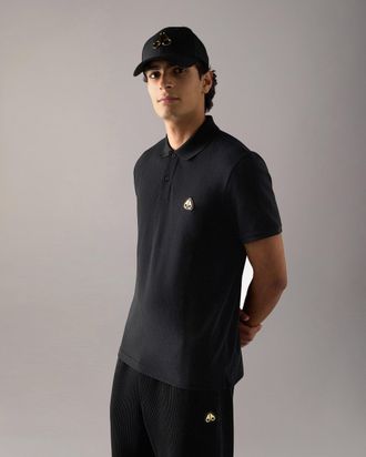 Moose Knuckles Mens Gold Series Everett Polo