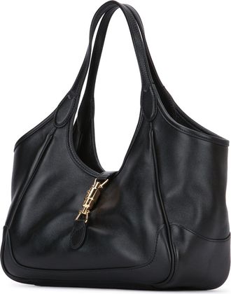 Gucci Womens Tote Shoulder Black Calf Skin