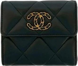 Chanel Pre-owned Wallets, female, Black, Size: ONE SIZE Pre-owned Vintage Wallet