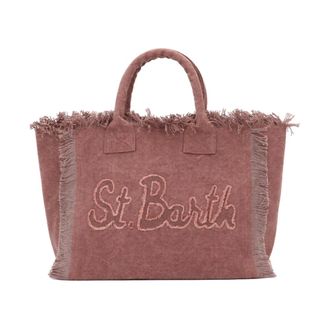MC2 Saint Barth Vanity Tote Bag - female - MC2 Saint Barth - Shopping Bags - Pink - ONE SIZE - Bags