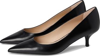 Stuart Weitzman Stuart Power 50 High Womens Heels Black 1 : 11.5 M, Leather