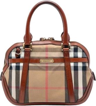 Burberry Pre-owned Handbags, female, Multicolor, Size: ONE SIZE Pre-owned The Bridle Orchard