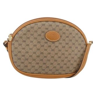 Gucci Pre-owned Cross Body Bags, female, Beige, Size: ONE SIZE Pre-owned Vintage Cross Body Bag