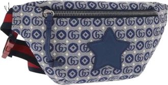 Gucci Pre-owned Belt Bags, female, Blue, Size: ONE SIZE Pre-owned Vintage Belt Bag