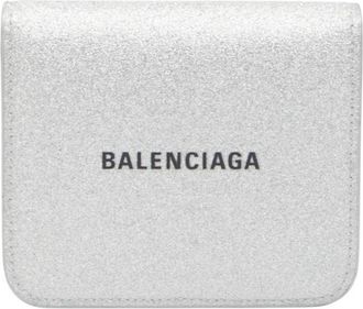 Balenciaga Silver Leather Wallet (Bi-Fold) (Pre-Owned)