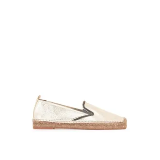 Brunello Cucinelli Brunello Cucinelli, Espadrilles, female, Yellow, Size: 7 US Leather Espadrilles