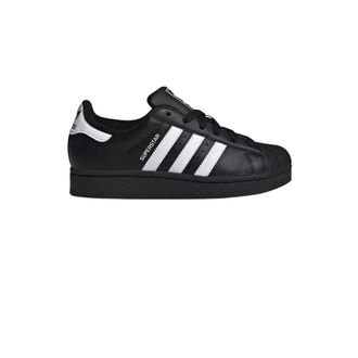 adidas Sneakers, female, Black, 5 UK, Black White Superstar II Trainers