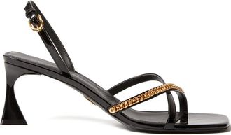 Stella McCartney Sandali Elsa con decorazione - Nero