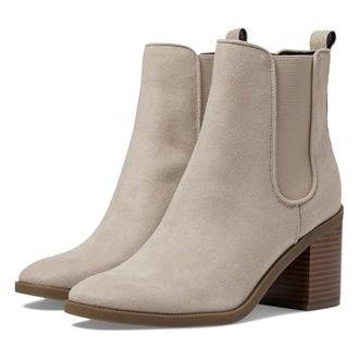Tommy Hilfiger Brae Boots Womens Gray Suede Round Toe Ankle Bootie LION15