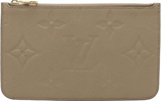 Louis Vuitton Brown Monogram Empreinte Pouch (Authentic Pre-Loved)
