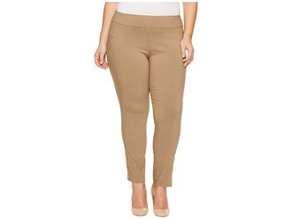 Krazy Larry Plus Size Pull-On Ankle Pants Womens Dress Pants Taupe : 24 30, Nylon/Rayon/Spandex