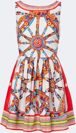 Dolce & Gabbana Carretto cotton minidress