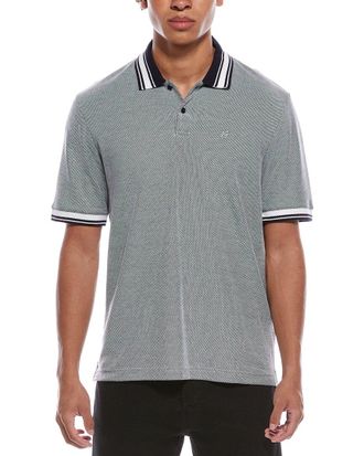 Ted Baker Phenes Textured Zip Polo Shirt