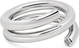 Nialaya Anello a spirale - Argento