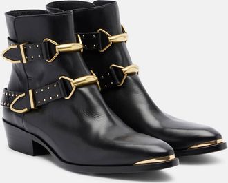 Isabel Marant Zalya studded leather ankle boots