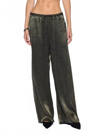 Nation Ltd Paloma Wide Leg Pant In Graphite Foil