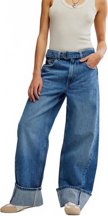 Free People East Bay Cuffed Jean In Med Wash
