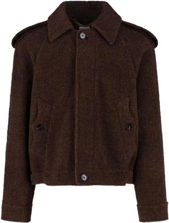 Burberry Light Jackets, male, Brown, XL, Foxhill Jacket