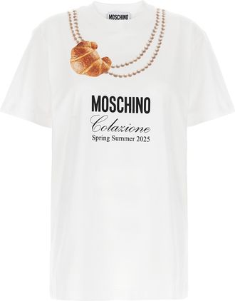 Moschino Womens Colazione T-Shirt