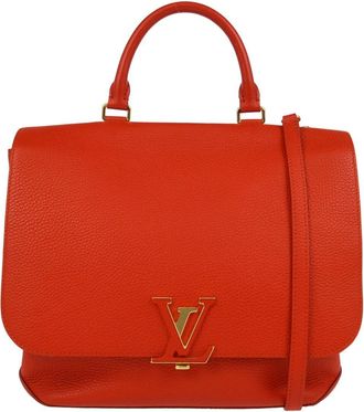Louis Vuitton Volta Handbag Leather Red Leather Handbag (Pre-Owned)