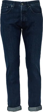 Dondup Slim Fit Jeans in Rigid Denim with Classic Five-Pocket Design