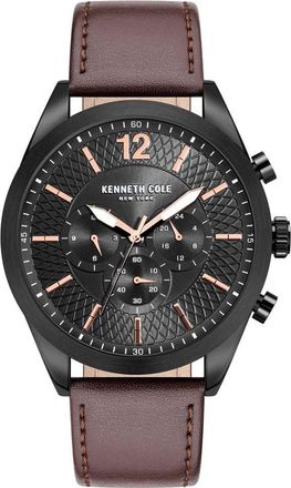 Kenneth Cole KC51085004 Mens Dress Sport Watch - Black - One Size