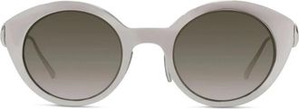 Loewe Coil Metal Panto Zonnebril - Dames - Zonnebrillen - Grijs - ONE Size - Accessoires