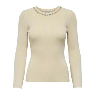 Only Mujer, Jerseys, Beige, Talla: XS