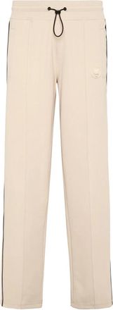 Plein Sport Broeken, Heren, Beige, S, Polyester, Trainingsbroek Loose Fit