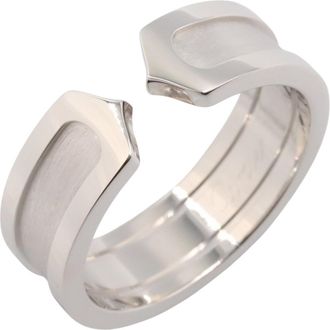 Cartier Silver White Gold (18K) Band Ring (Pre-Owned)