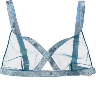 Tom Ford Iridescent Sable Tulle Top