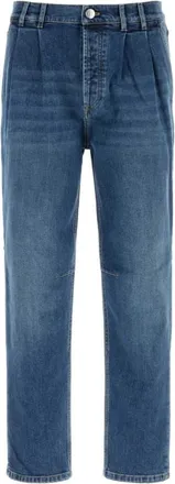 Brunello Cucinelli Blue Mid Rise Jeans