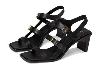 Franco Sarto Frances Womens Sandals Black : 5.5 M, Leather/Rubber