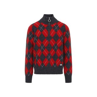 Ami Zipped Collar Sweater