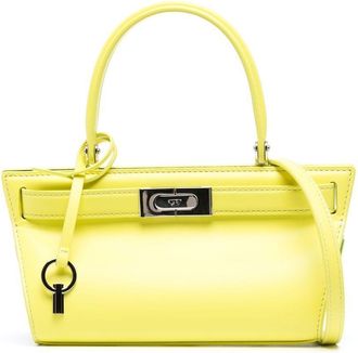 Tory Burch Lee Radziwill cat-eye crossbody bag - women - Leather - One Size - Green